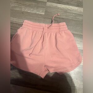 Pink sweatshorts